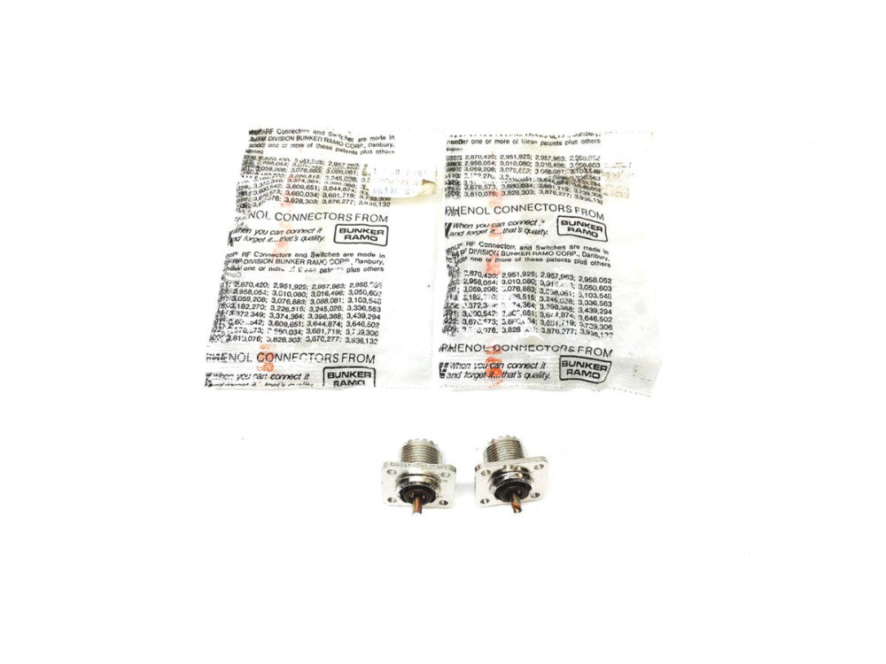 Bunker Ramo Amphenol Connector 554-76,/935 [Lot of 2] NOS