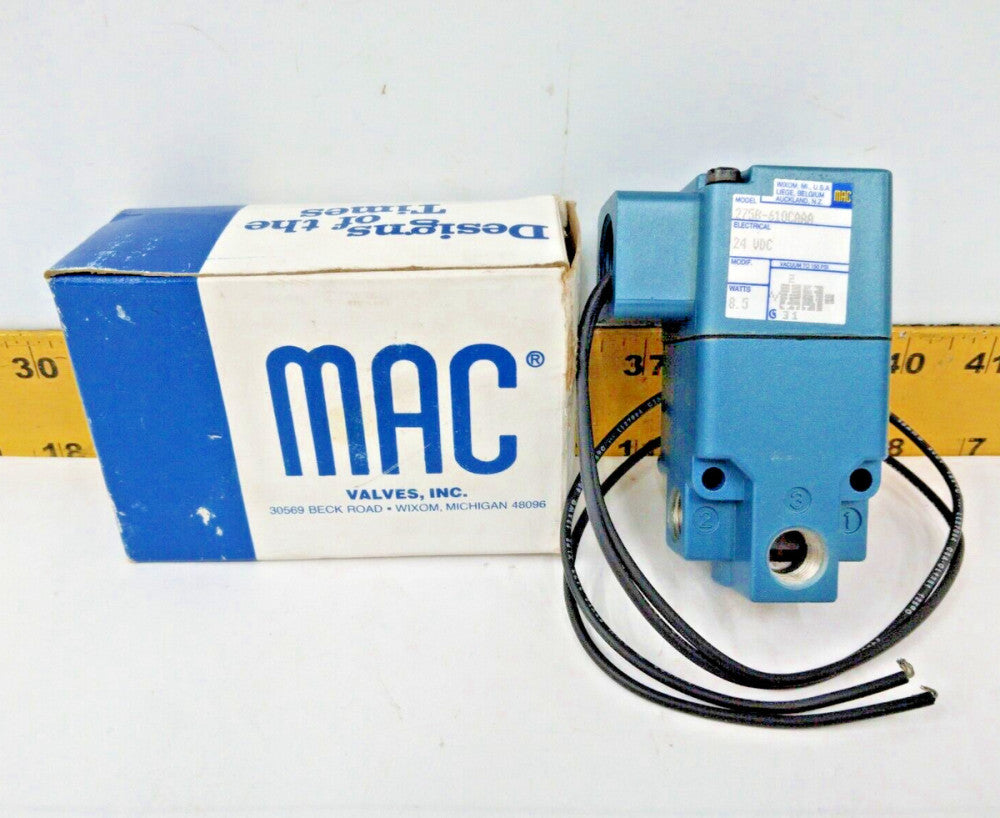 New MAC Solenoid Valve 150 PSI 24 VDC Coil  275B-610CAAA