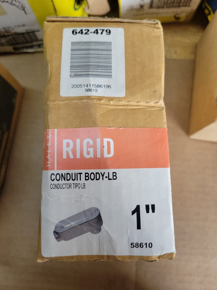 Rigid conduit body-Lb 1' E204093    642-479   58610 NIB
