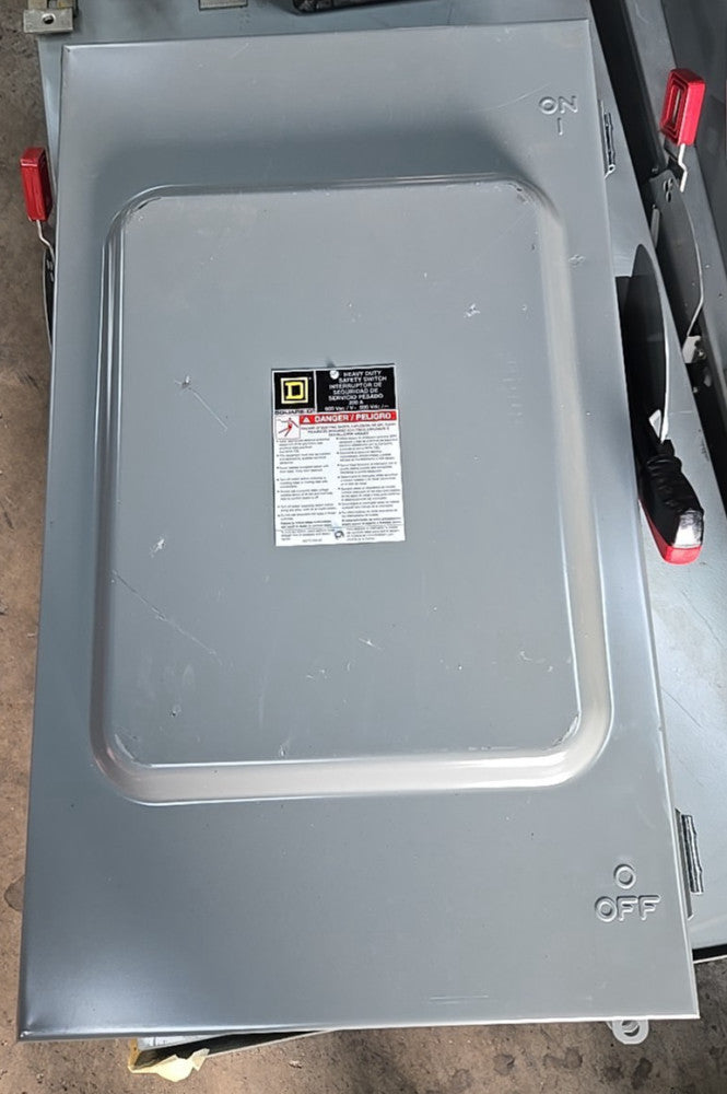 NEW OLD STOCK  SQUARE D HU364AWKEI DISCONNECT 200A 600V 3POLE HU364AWK
