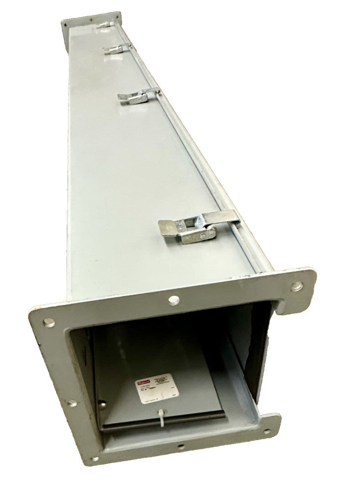 HOFFMAN F66L60 STRAIGHT SECTION WIREWAY 6X6X60 W/BARRIER DIVIDER WIREWAY F88BK60