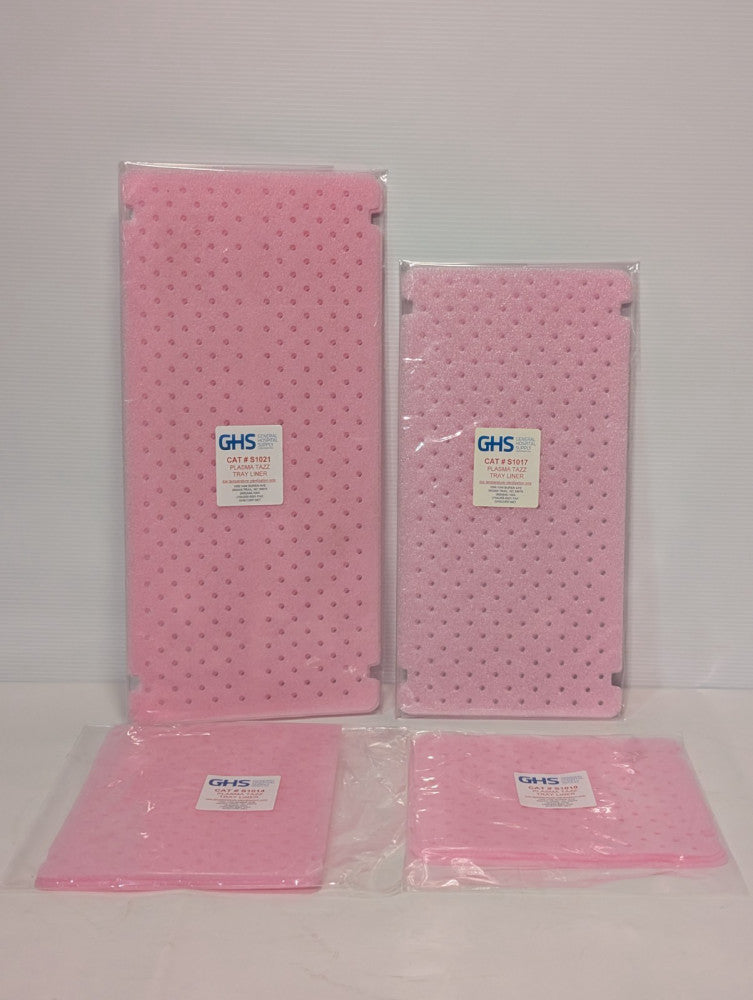 Lot of 4 Pkgs. GHS Plasma-Tazz Tray Liners, 10"x21", 10"x17" ,10"x14", 10"x10"