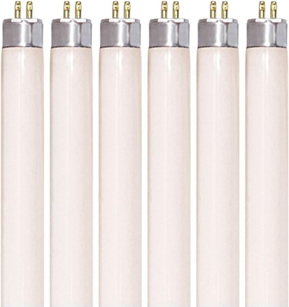 KOR (Pack of 6) F6T5 - T5 Fluorescent - 6 Watt - 9" Super Daylight (6500k) 