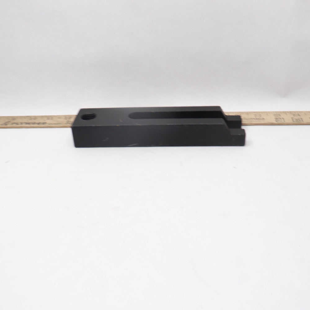 U Shaped Strap Clamp Tapered Carbon Steel Black Oxide Coated 8" L