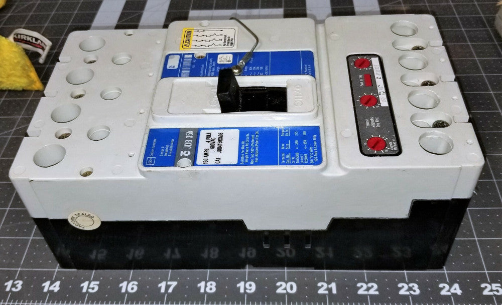 150A 600V Molded Case 4 Pole J Frame Series C Thermal Magnetic Trip [B0S3]