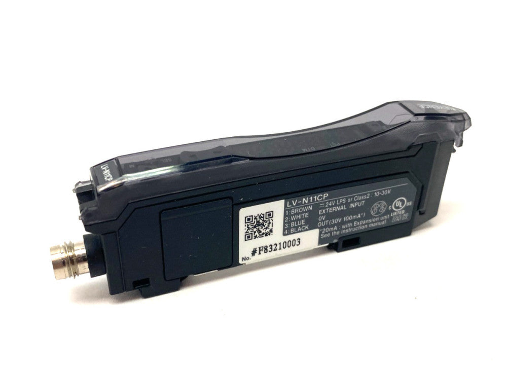 Keyence LV-N11CP Digital Laser Sensor Amplifier Main Unit, M8 Connector PNP