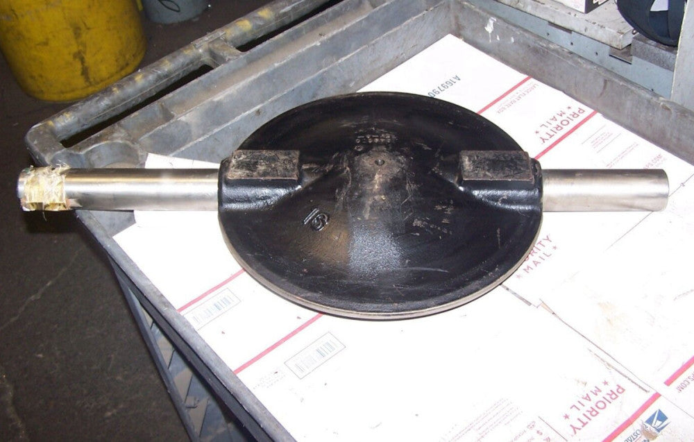 NEW PRATT 16" DIA BUTTERFLY  VALVE DISC STEEL 10-7/8" x 2" KEYED 1840250