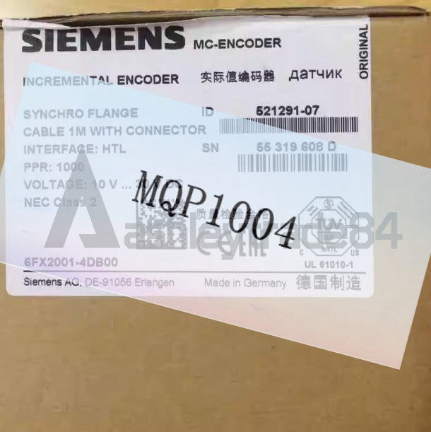 1PCS New Siemens 6FX2001-4DB00 incremental encoder