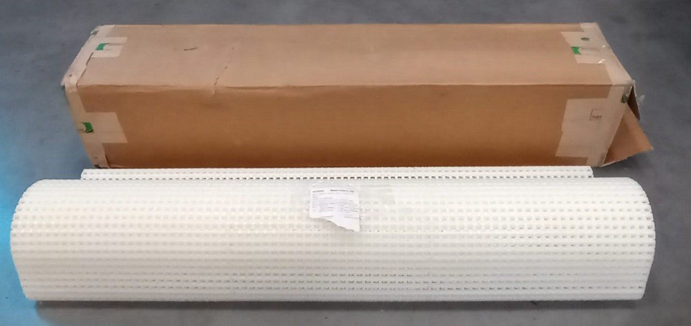 Habasit SM605 White 37.9 X 10ft Belt SM605 Smooth Mesh Polyethylene 37.9" X 10'