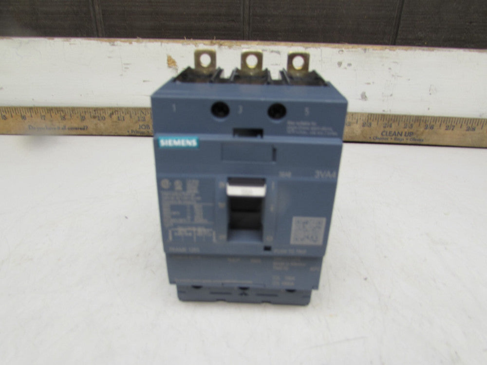 SIEMENS 3VA4110-4ED34-0AA0  ,CIRCUIT BREAKER,  3P /100A /480V/25kA   MAKE OFFER!