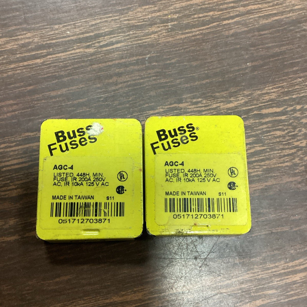 Buss AGC-4 Bussmann Fuse Fine Wire Element (Pack of 10)