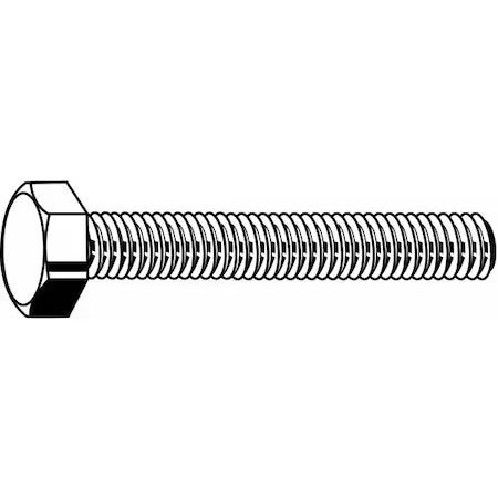Zoro Select M01010.160.0100 Class 8.8, M16-2.00 Hex Head Cap Screw, Black Oxide