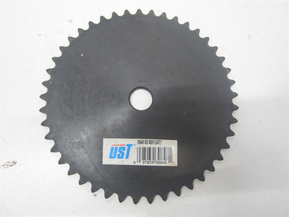 U.S. Tsubaki (35A45) 45 Teeth, 3/8" x 19/32" Plate Roller Chain Sprocket