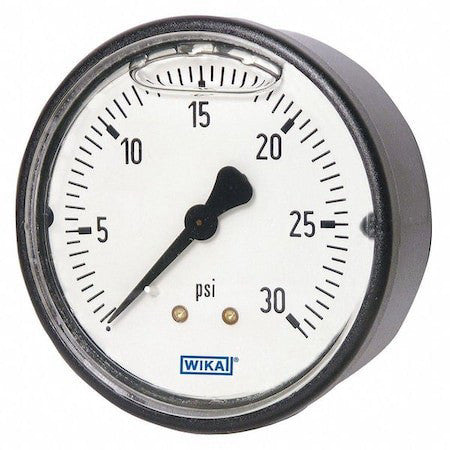 Wika 113.13.15.300.B Commercial Pressure Gauge, 0 To 300 Psi, 1 1/2 In Dial,