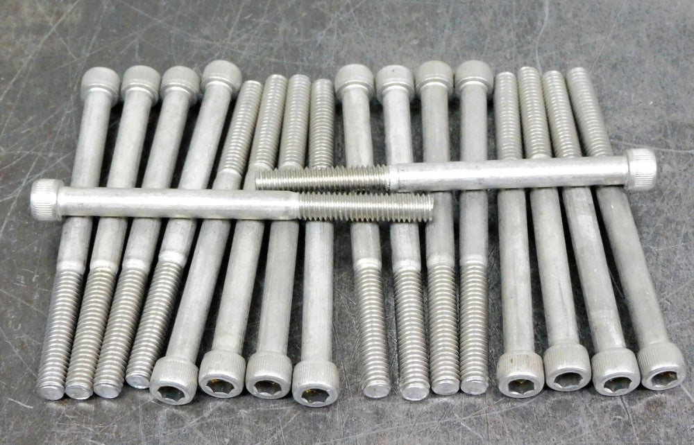 Stainless Steel Hex Head Cap Screw Bolt Fastener 5/16-18 x 4"  Coarse Lot of 18