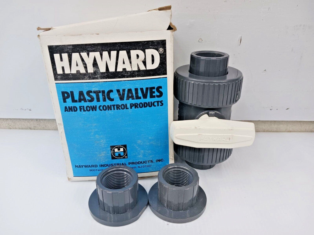 NEW HAYWARD 3/4" PVC TRUE UNION BALL VALVE TB10075ST