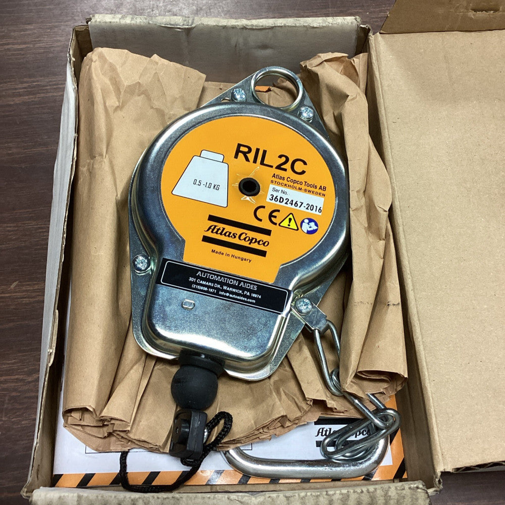 Atlas Copco Tools AB RIL2C Spring Balancer  0.5 - 1.0 KG Retractable
