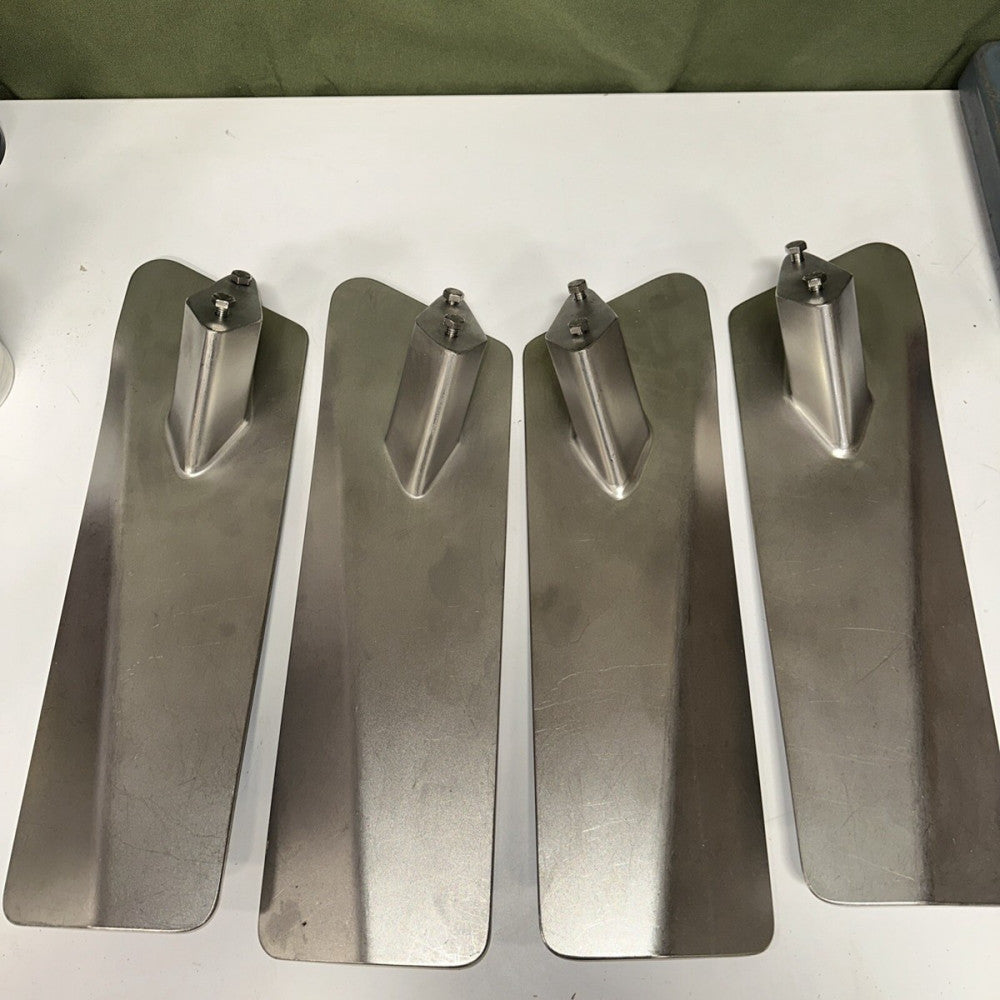 Large Mixer Blades, Stainless Steel LAB MIXER BLADE, Paddle Blades, 20” X6”
