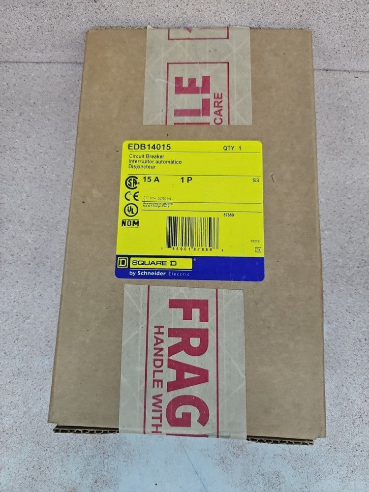 Square D EDB14015 Single Pole 15 Amp