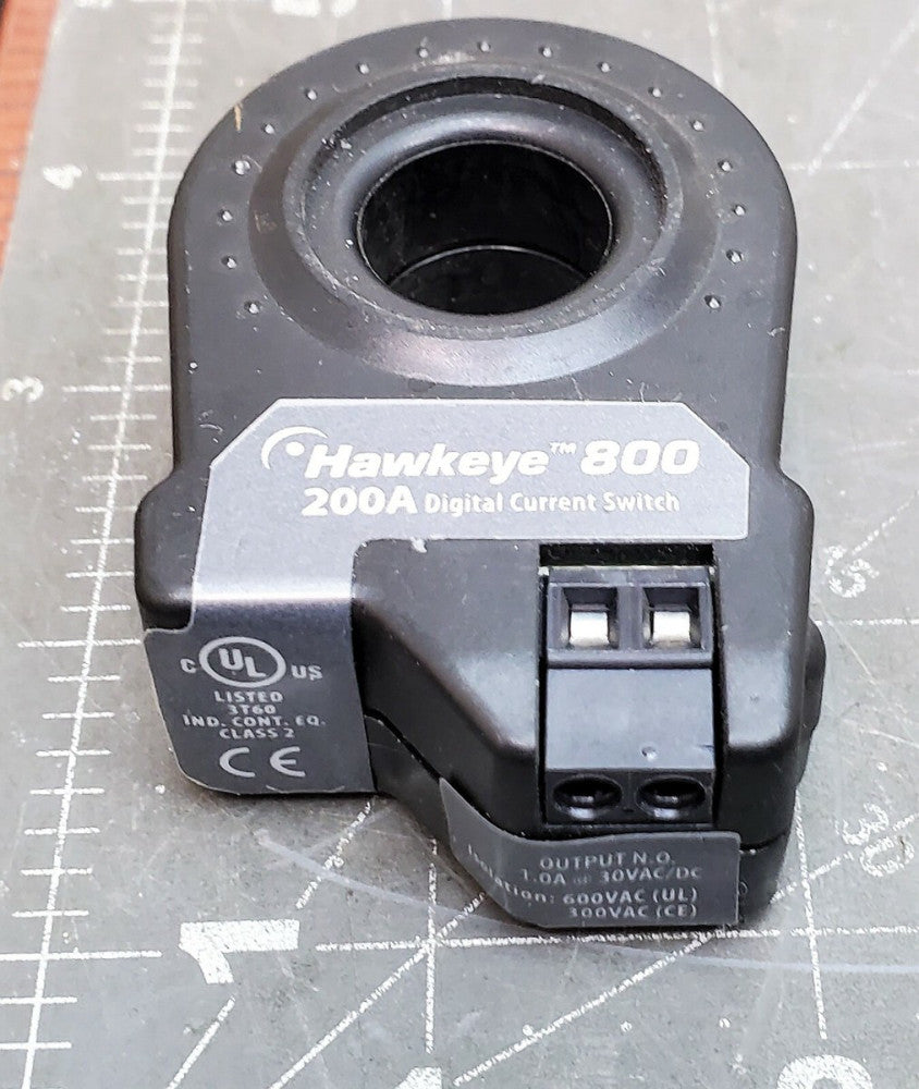 VERIS HAWKEYE 800 Digital Current Switch 200A WORKING PULL [OF27]