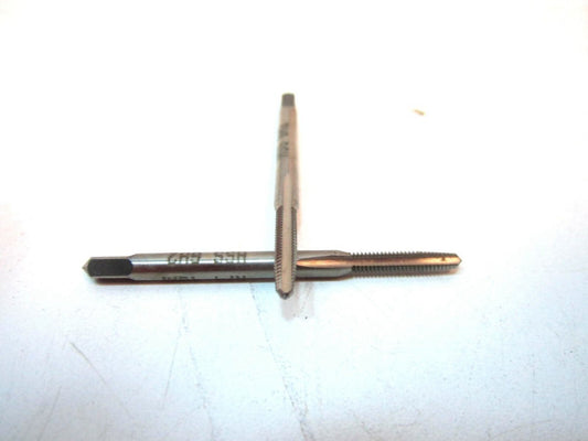 #4-48 NF HSS GH2 H3 Hand Taps 3-4 Ground Threads Plug Chamfer Lot Of 2