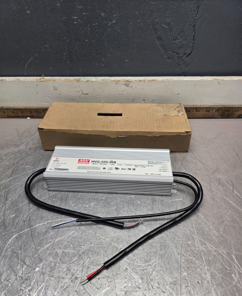 MEAN WELL HVG-320-36B POWER SUPPLY , IN 200-480VAC, OUT 36VDC! NEW! MAKE OFFER!