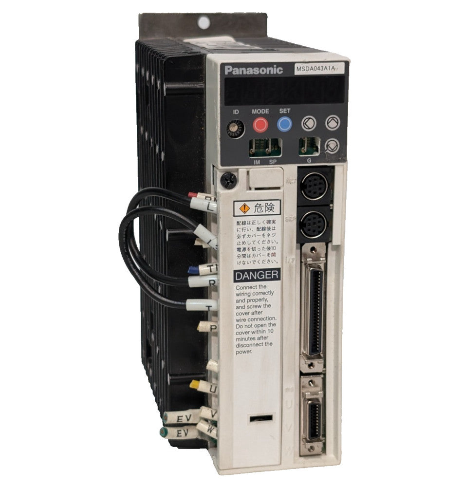 Panasonic AC Industrial Automation Servo Driver MSDA043A1A, 200-230V, Japan Made