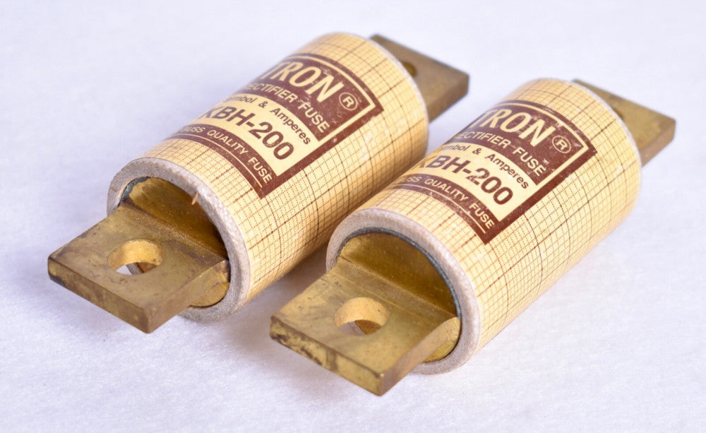2 Count Tron Rectifier Fuses  KBH-200