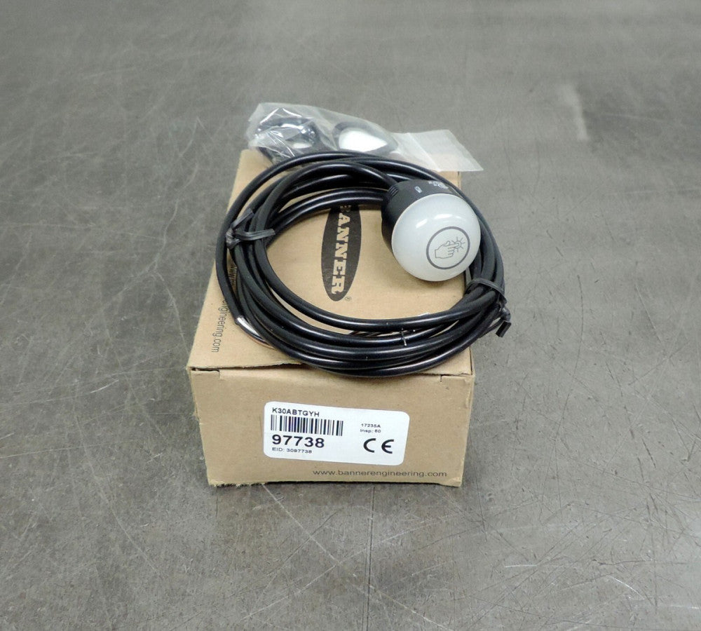 Banner Engineering K30ABTGYH General Purpose 2 Color Touch Sensor 97738