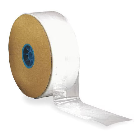 Zoro Select 2Ewl7 Poly Tubing, 4" X 1075 Ft., 4 Mil, Clear, None