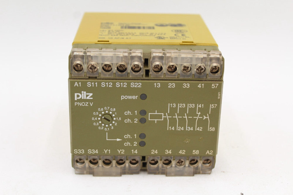 Pilz PNOZ V 3 s 24  V DC 474789 Safety Relay
