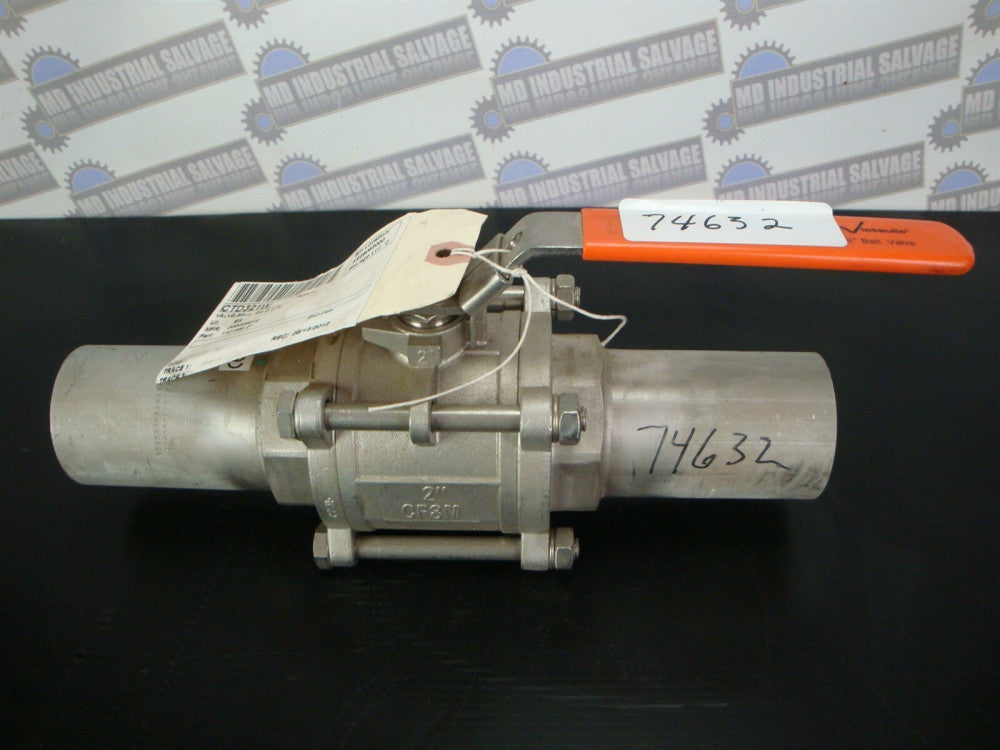 VICTAULIC - 2" - P569 316 SS BALL VALVE PLAIN ENDS (New)