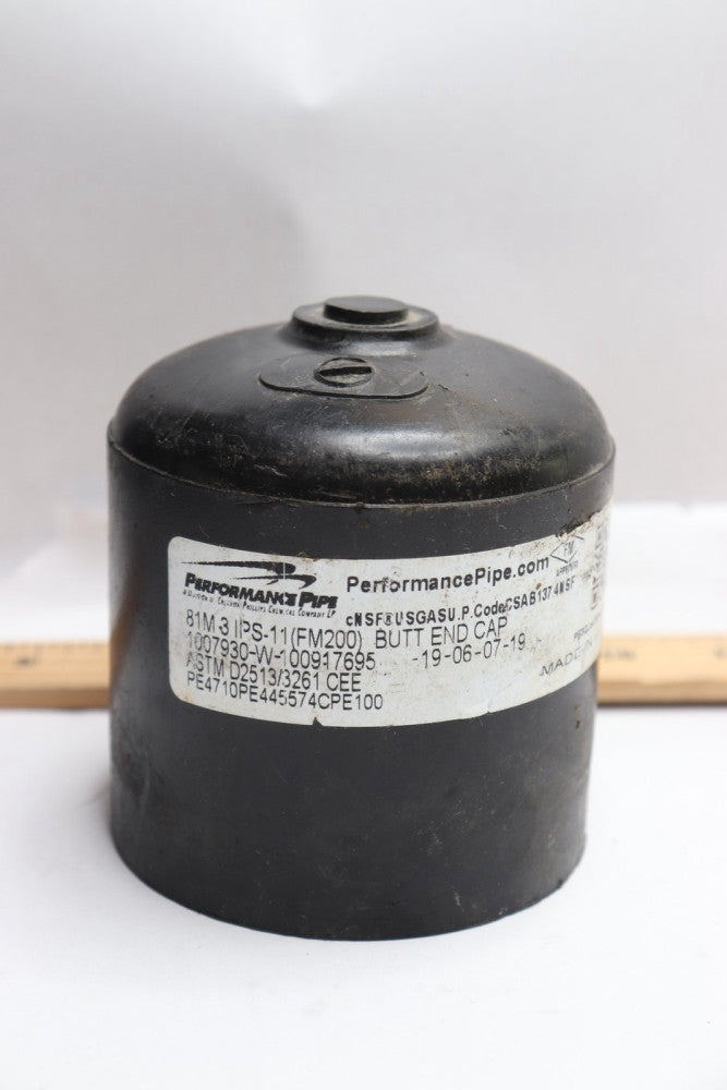 Performanke Butt Fusion End Cap 2-3/4" 81M-3IPS-11