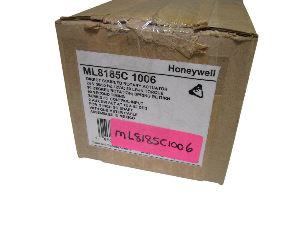 HONEYWELL ML8185C 1006 ROTARY ACTUATOR UNMP