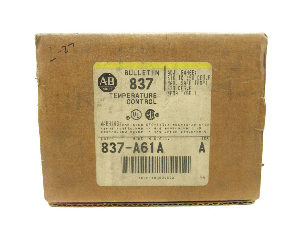 ALLEN BRADLEY 837-A61A SER. A (BR/YL) NSFS