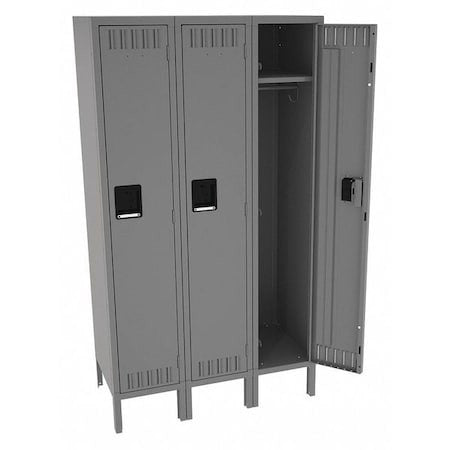 Tennsco Sts-121860-3Mg Wardrobe Locker, 36 In W, 18 In D, 66 In H, (1) Tier,