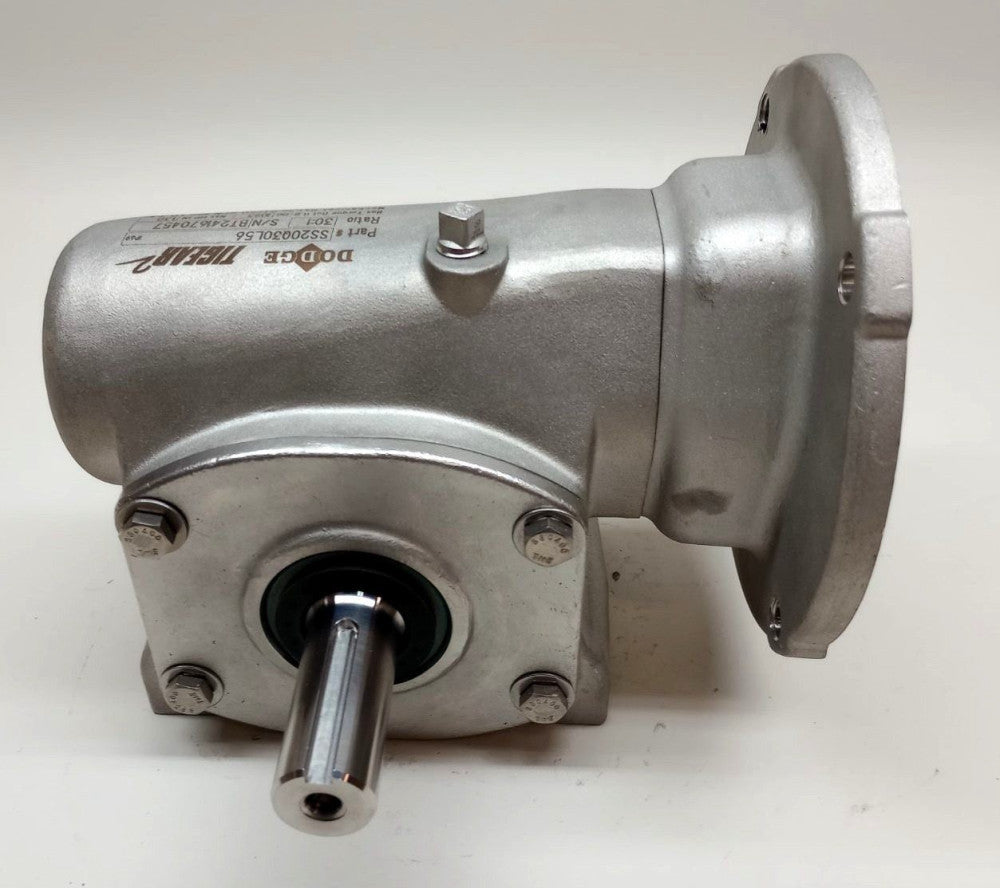 Dodge Tigear SS20Q30L56-1.30 Right Angle Worm Gear Speed Reducer 30-1 SS20Q30L56