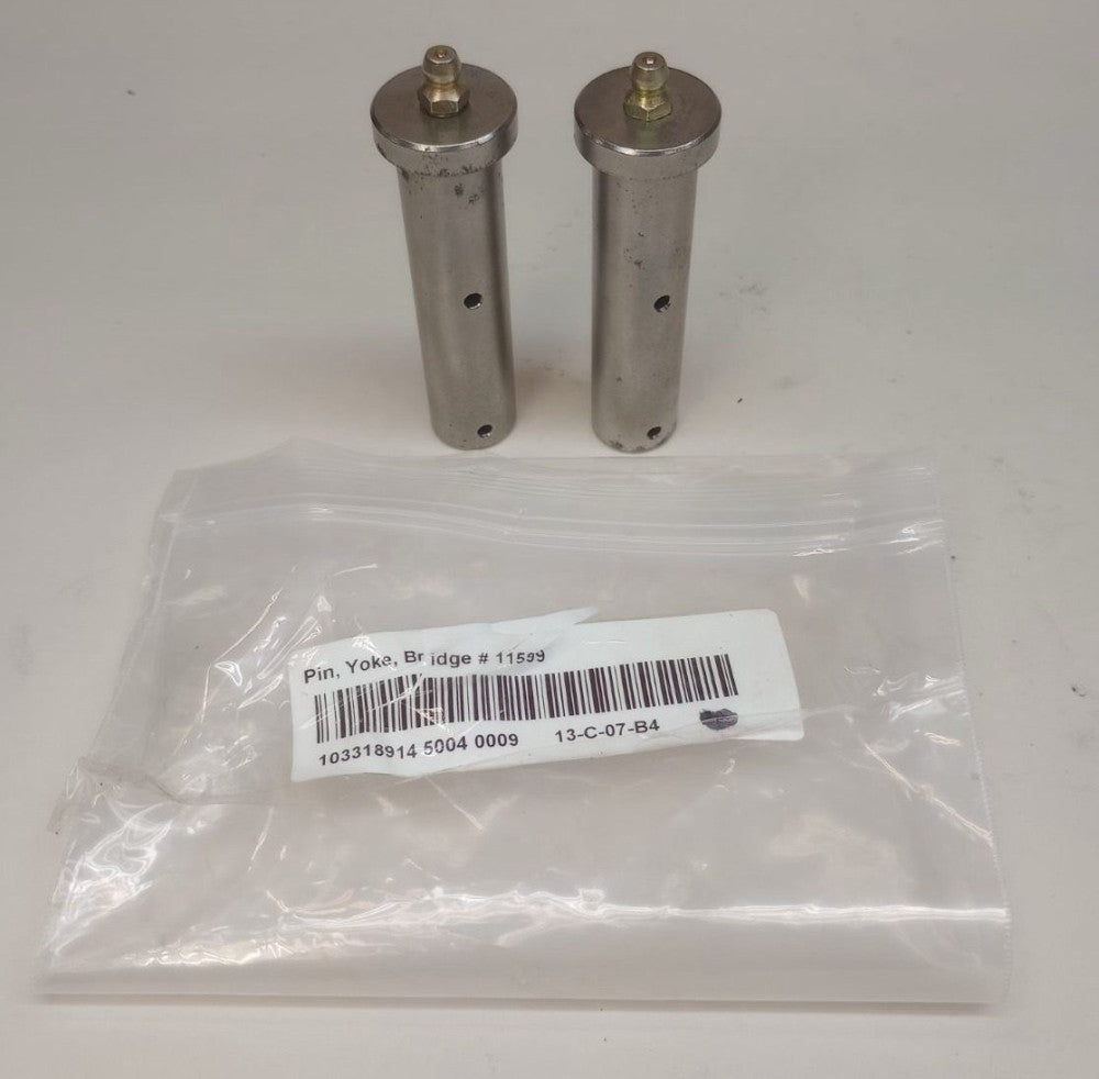 Pin 11599 Yoke Pin 3" Length X 3/4" Wide With Grease Zerk (Pack of 2)