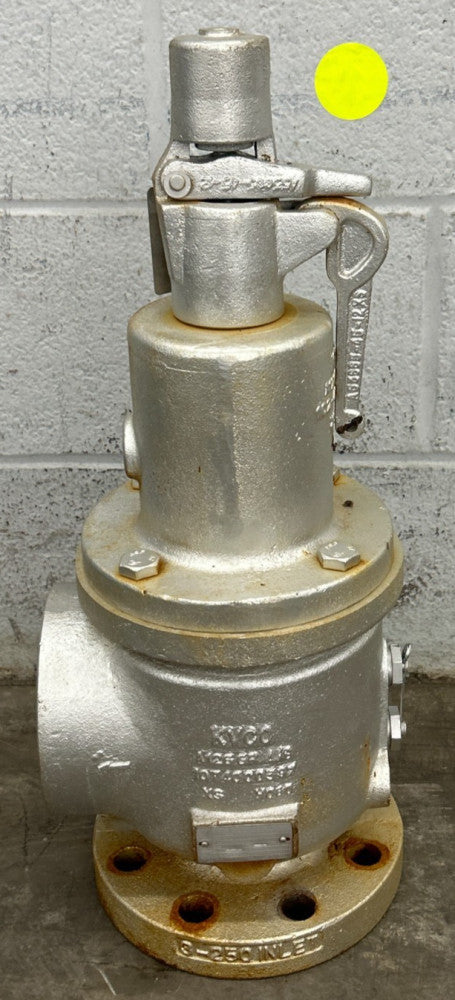 KUNKLE SAFETY RELIEF VALVE  6252-FLK-01  155 PSIG