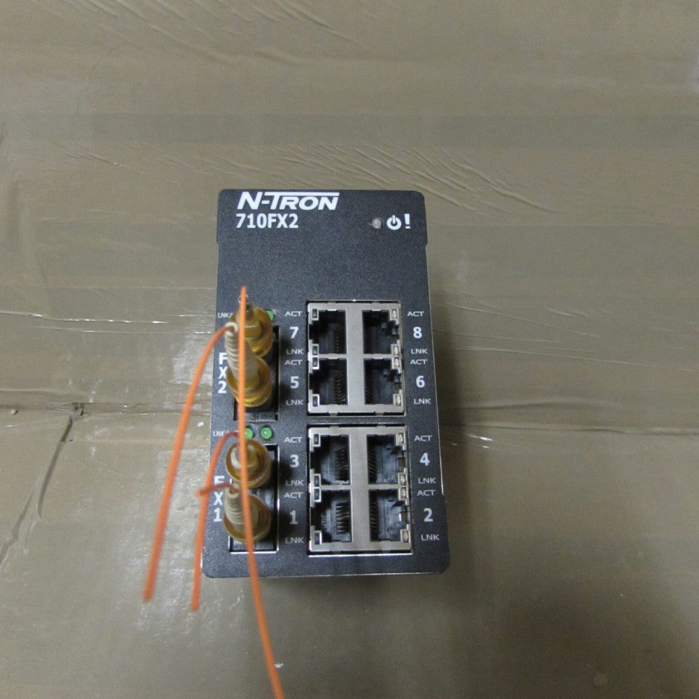 N-TRON, 710FX2-ST, INDUSTRIAL ETHERNET SWITCH, XLNT TAKEOUT! MAKE OFFER!