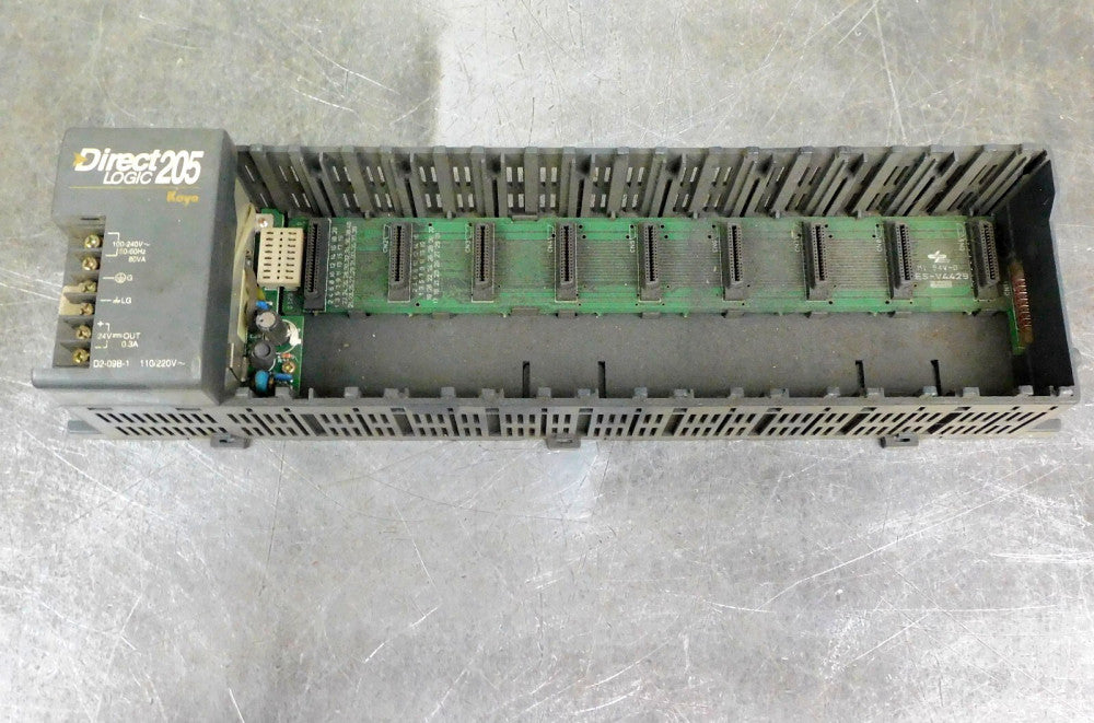 Automation Direct D2-09B-1 Direct Logic Koyo PLC I/O Chassis Base Rack 110/220V