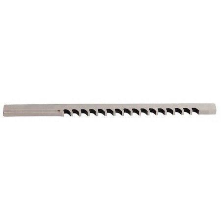 Hassay Savage Co 10324 Keyway Broach, Iii, W 3/8, Cut L 2-1/2