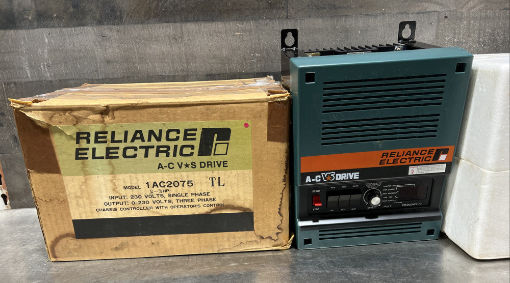 Reliance Electric A-C VS Driver Control Electrical Drive unit 230 VAC 1AC2075