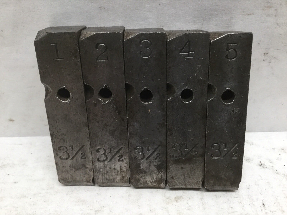 VANADIUM Trademark Pipe Threading Dies 3 1/2” 1, 2, 3, 4, & 5