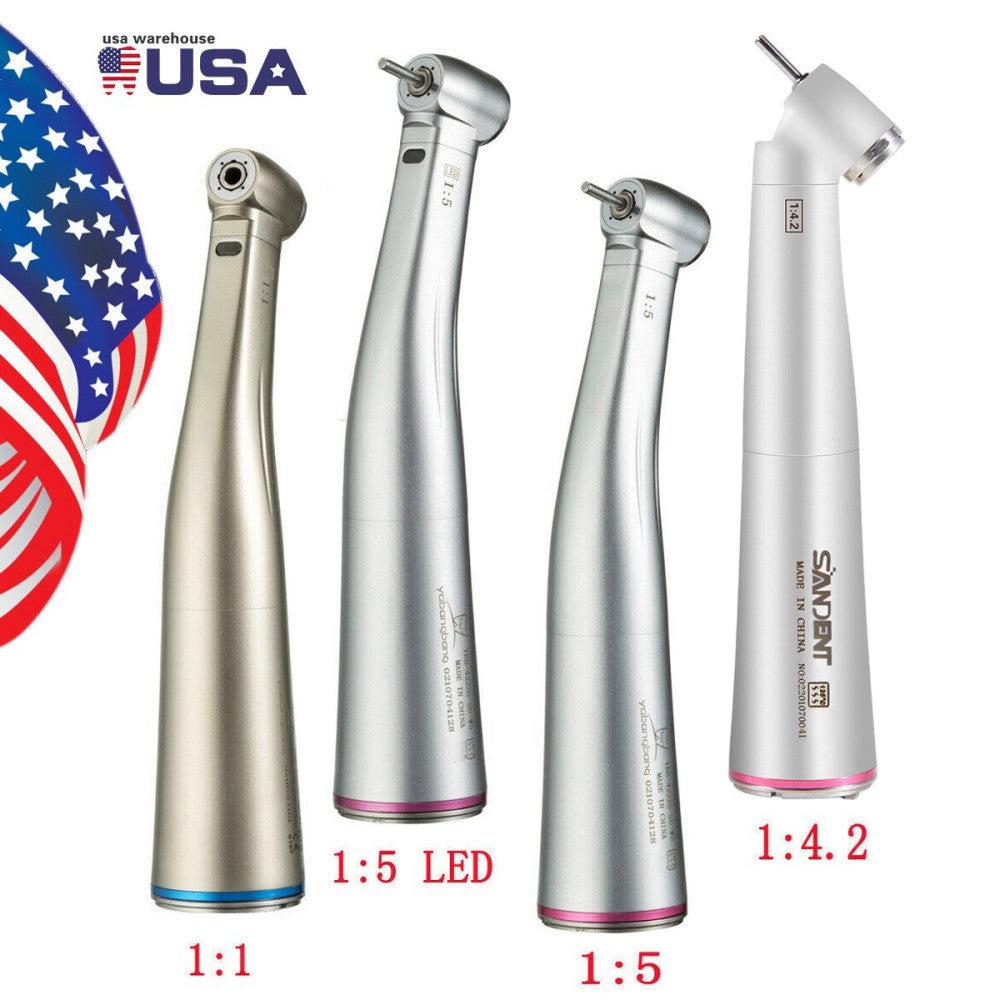 Dental 1:5/ 1:1 /1:4.2 (LED Optic) Contra Angle Inner Handpiece NSK Style dt