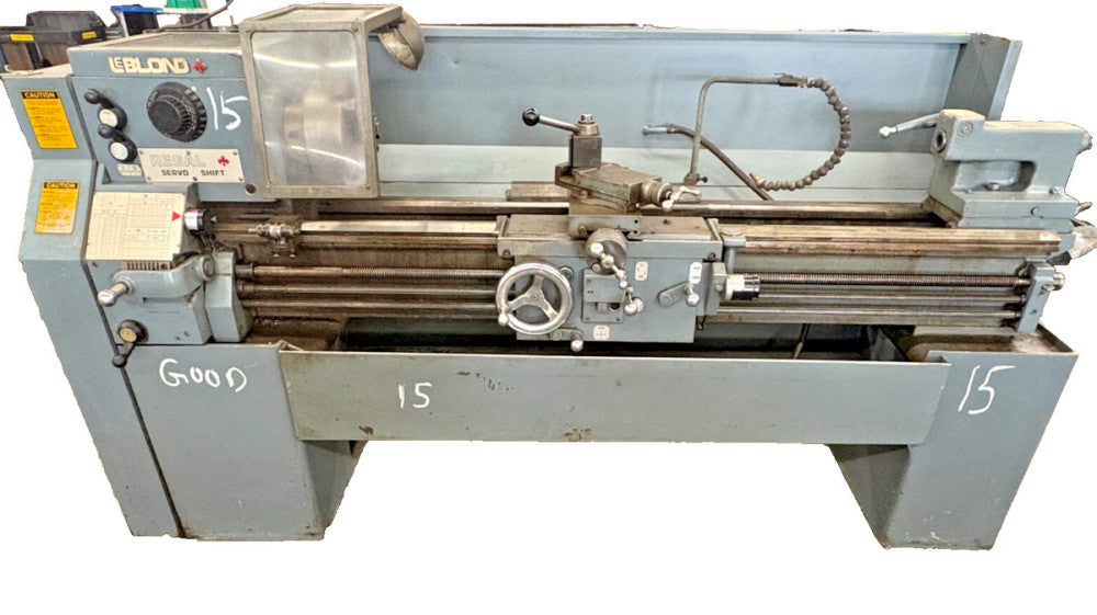 15" REGAL SERVO SHIFT ENGINE LATHE, PHASE 3, SERIAL NUMBER 12C-1695