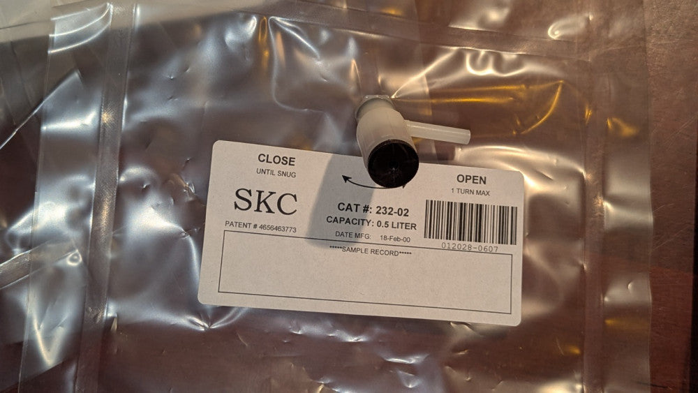 Lot of (14) SKC 232-02 Tedlar Sample Bags 0.5L New