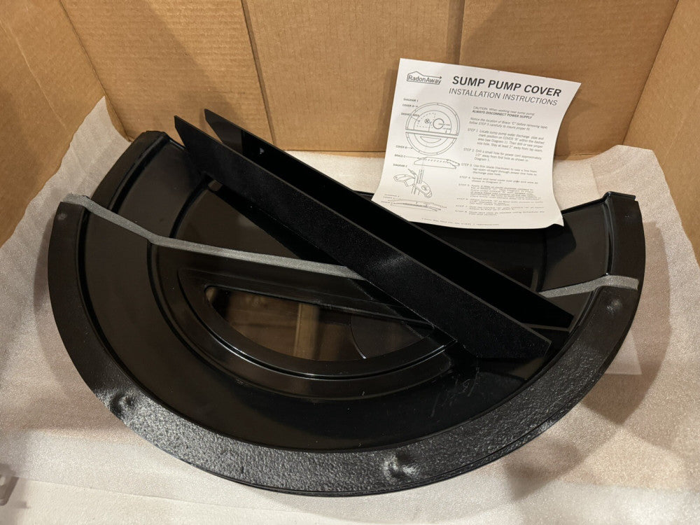 Radon Away Sump Pump Cover Basin Dome Pit Top