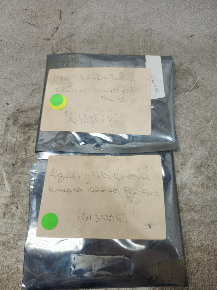 USED LOT OF 2 Liquid Solids Control Circuit Board Module 1022401PC1-REV B