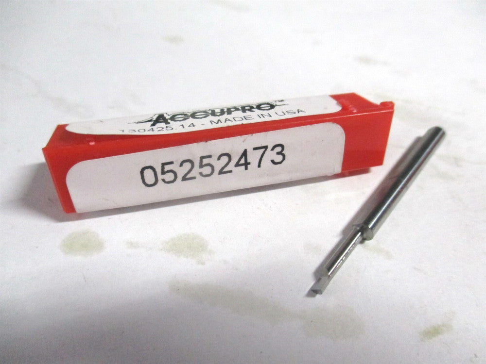 (ACC-BB080400) 0.08" x 0.4" x 1/8 x 1-1/2" OAL Bright Solid Carbide Boring Bar 